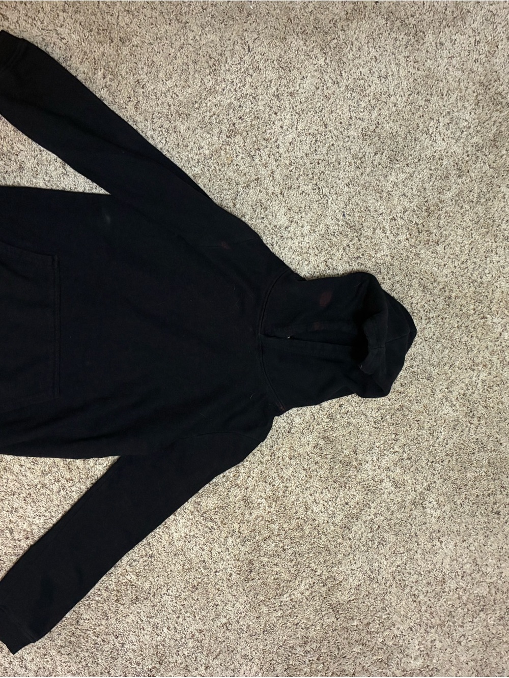 Women's Black Hoodie Sweatshirt
